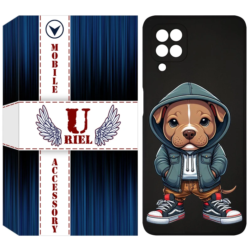 کاور یوریل مدل KSH کد 66 طرح سگ قهوه ای مناسب برای گوشی موبایل سامسونگ Galaxy A22 4G / M32 4G / M22 4G