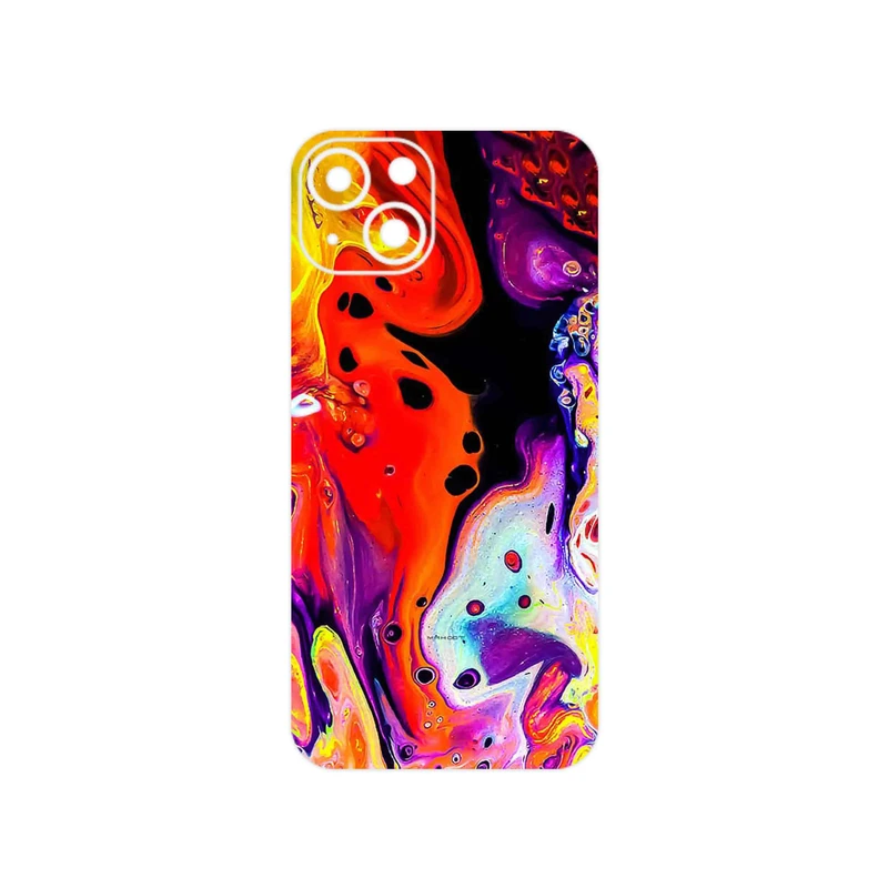 برچسب پوششی ماهوت مدل Abstract Oil Art مناسب برای گوشی موبایل اپل iPhone 13