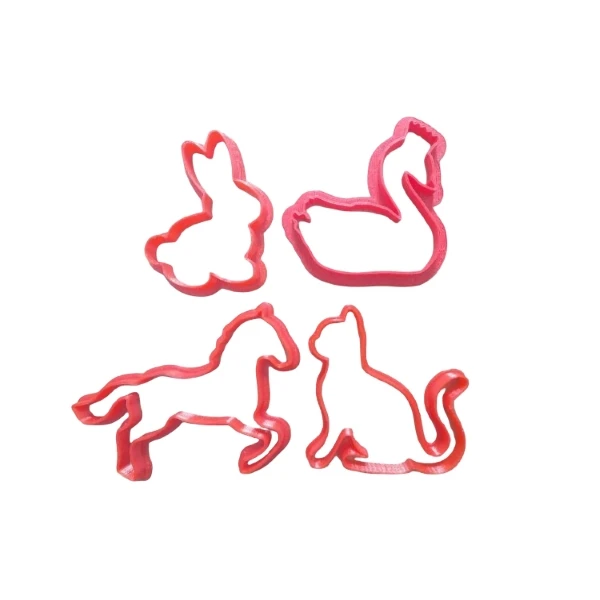 کاتر شیرینی پزی مدل حیوانات پک 4 عددی