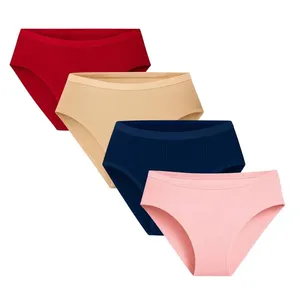 شورت زنانه مدل کبریتی کد PJ1588 بسته 4 عددی