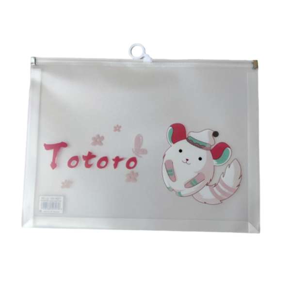 پوشه مدل زیپ دار طرح totoro کد A4-1