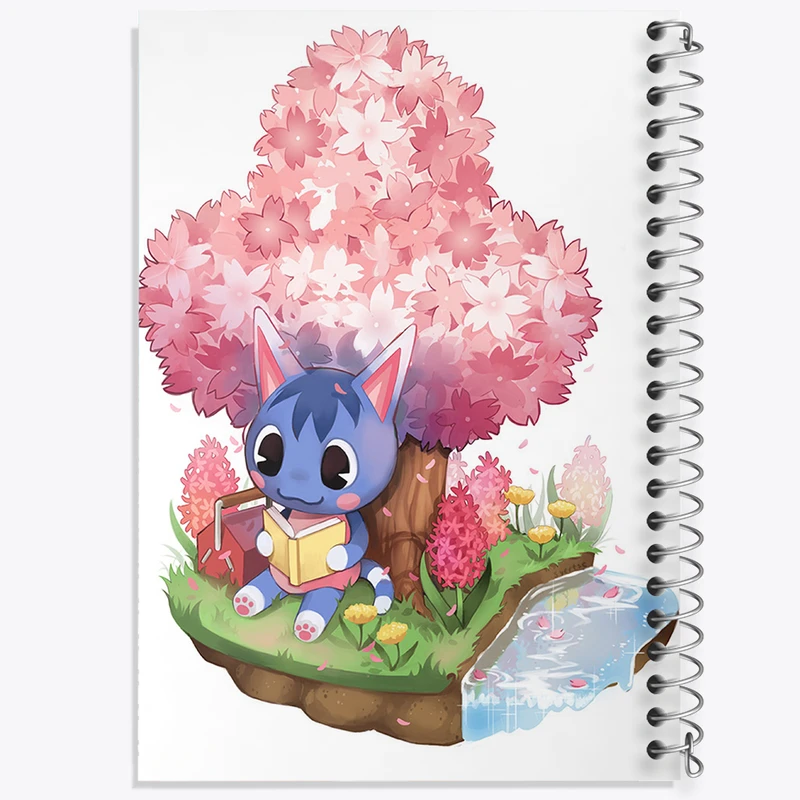 دفتر نقاشی 50 برگ خندالو طرح بازی انیمال کراسینگ (Animal Crossing) کد 32672