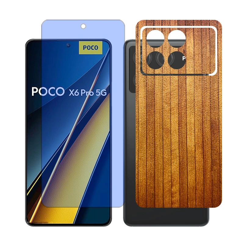 محافظ صفحه نمایش آنتی بلو گلس مدل Together مناسب برای گوشی موبایل شیائومی Poco X6 Pro به همراه برچسب پوششی