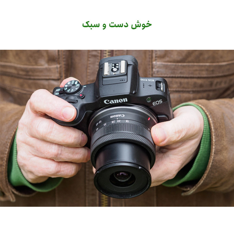 دوربین دیجیتال بدون آینه کانن مدل EOS R100 به همراه لنز RF-S 18-45mm