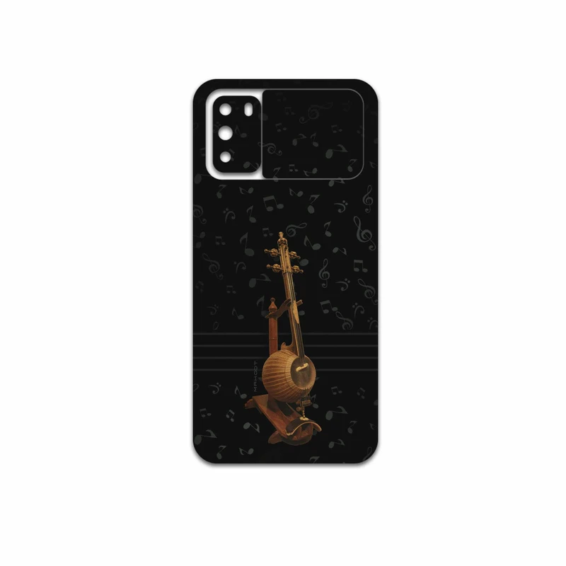 برچسب پوششی ماهوت مدل Persian Fiddle Instrument مناسب برای گوشی موبایل شیائومی Poco M3