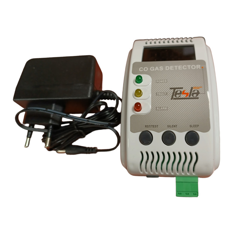 دستگاه هشدار دهنده نشت گاز مونوکسید تسلا مدل CO