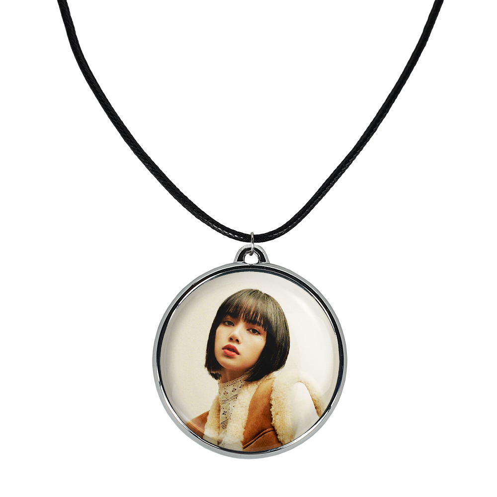 گردنبند خندالو مدل لیسا بلک پینک کد 1431114318