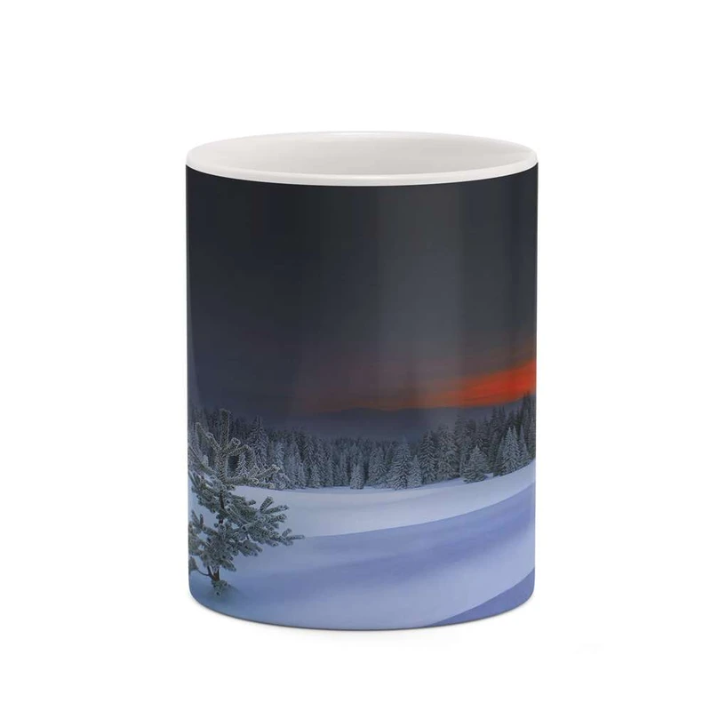 ماگ کاکتی مدل منظره برفی کد mgh18453