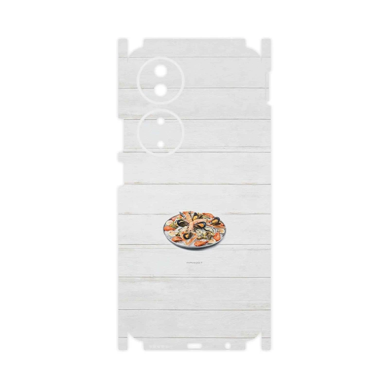 برچسب پوششی ماهوت مدل Seafood-FullSkin مناسب برای گوشی موبایل آنر X7b