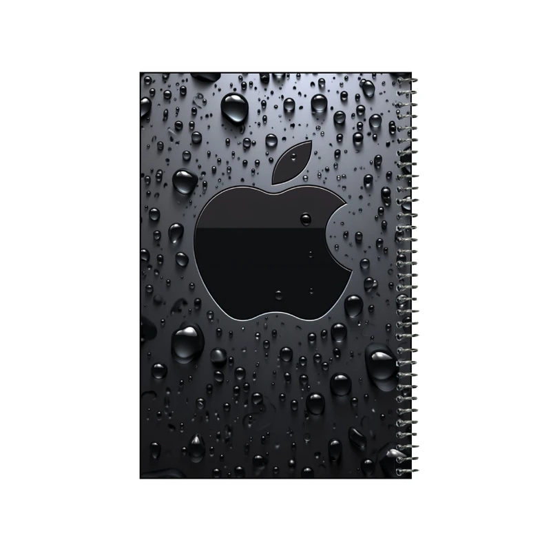 دفتر نقاشی 50 برگ سیمی مدل apple کد v11