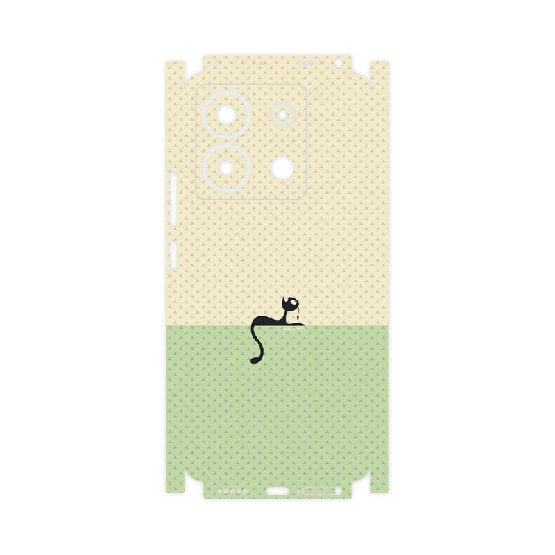برچسب پوششی ماهوت مدل Minimal Internet Cat Icon-FullSkin مناسب برای گوشی موبایل شیائومی Poco X6