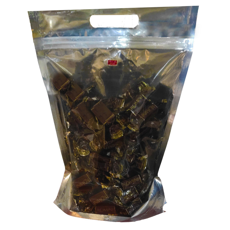 شکلات تلخ با مغزی کرم فندقی گل سرخ شیرین عسل - 500 گرم