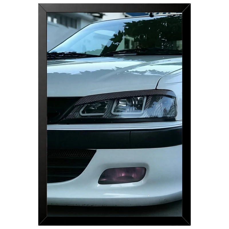 تابلو بکلیت طرح ماشین و خودرو پژو پارس (پرشیا) مدل B-po2108 فریم مشکی