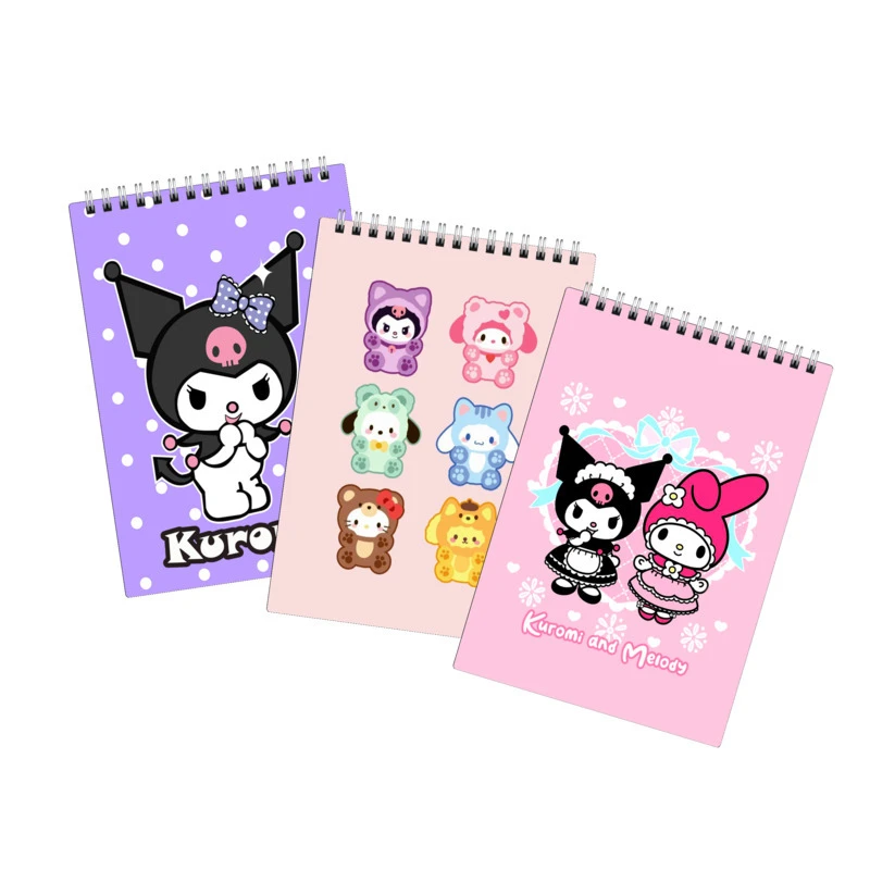 دفتر نقاشی 40 برگ لالالی لو طرح کرومی و ملودی کد 66 مجموعه 3 عددی