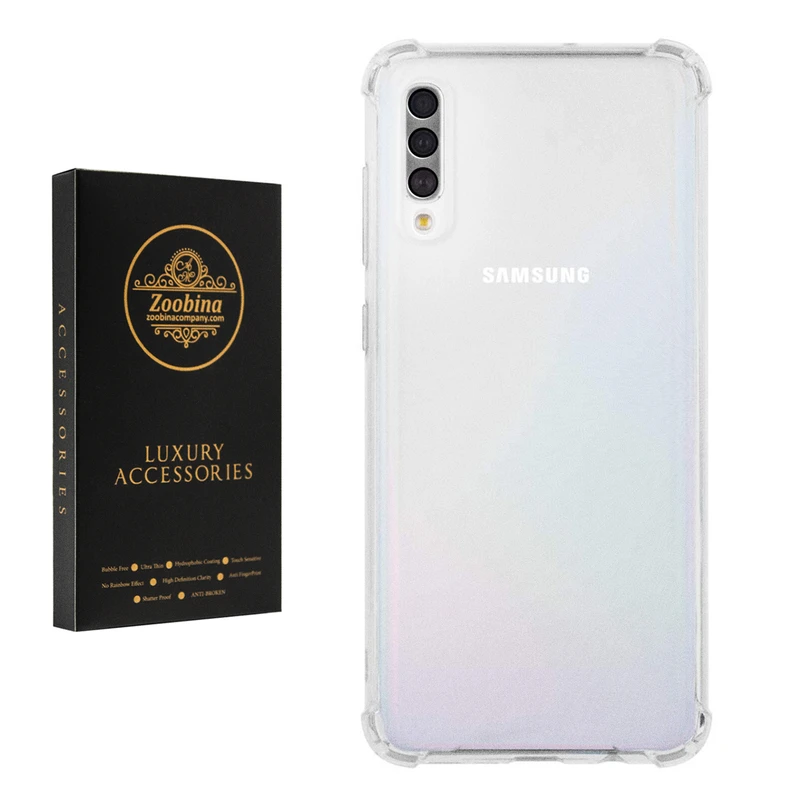 کاور زوبینا مدل Clear مناسب برای گوشی موبایل سامسونگ Galaxy A30S / A50 / A50S