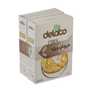 غلات صبحانه بر پایه ذرت رژیمی دلاتو - 135 گرم بسته 2 عددی 