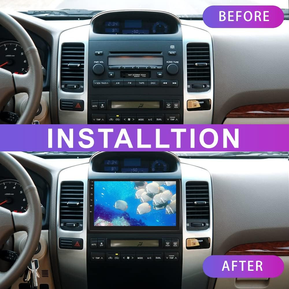 پخش کننده تصویری خودرو مدل Burmester مناسب برای پرادو