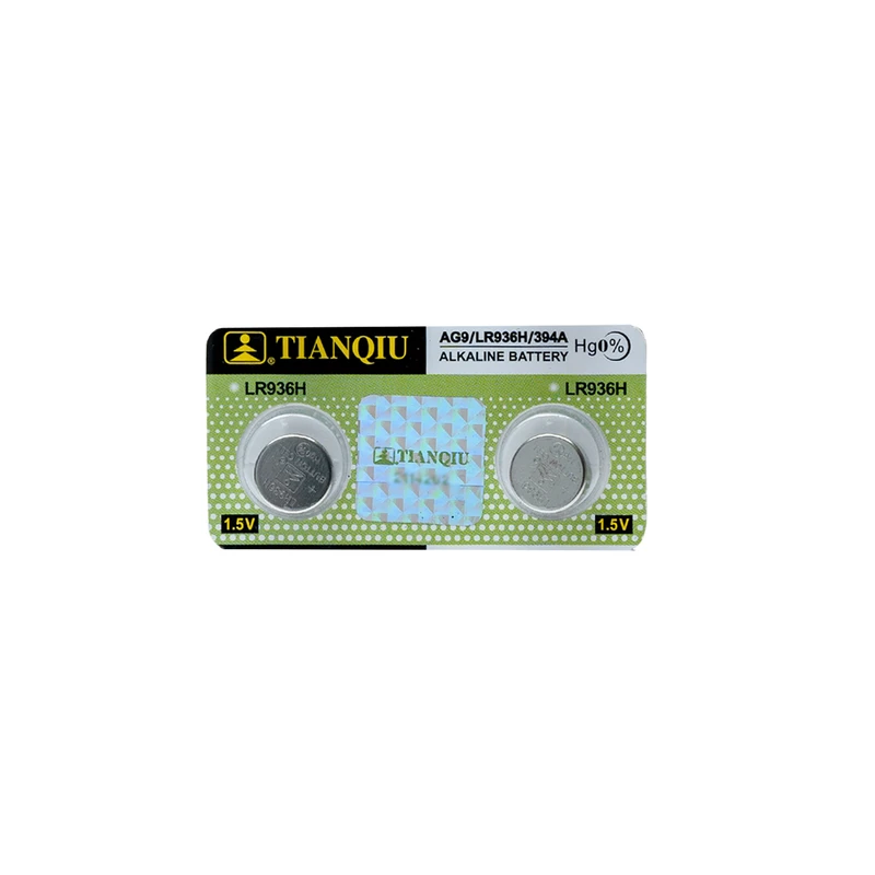 باتری سکه ای تیانکیو مدل AG9 - LR936 بسته دو عددی