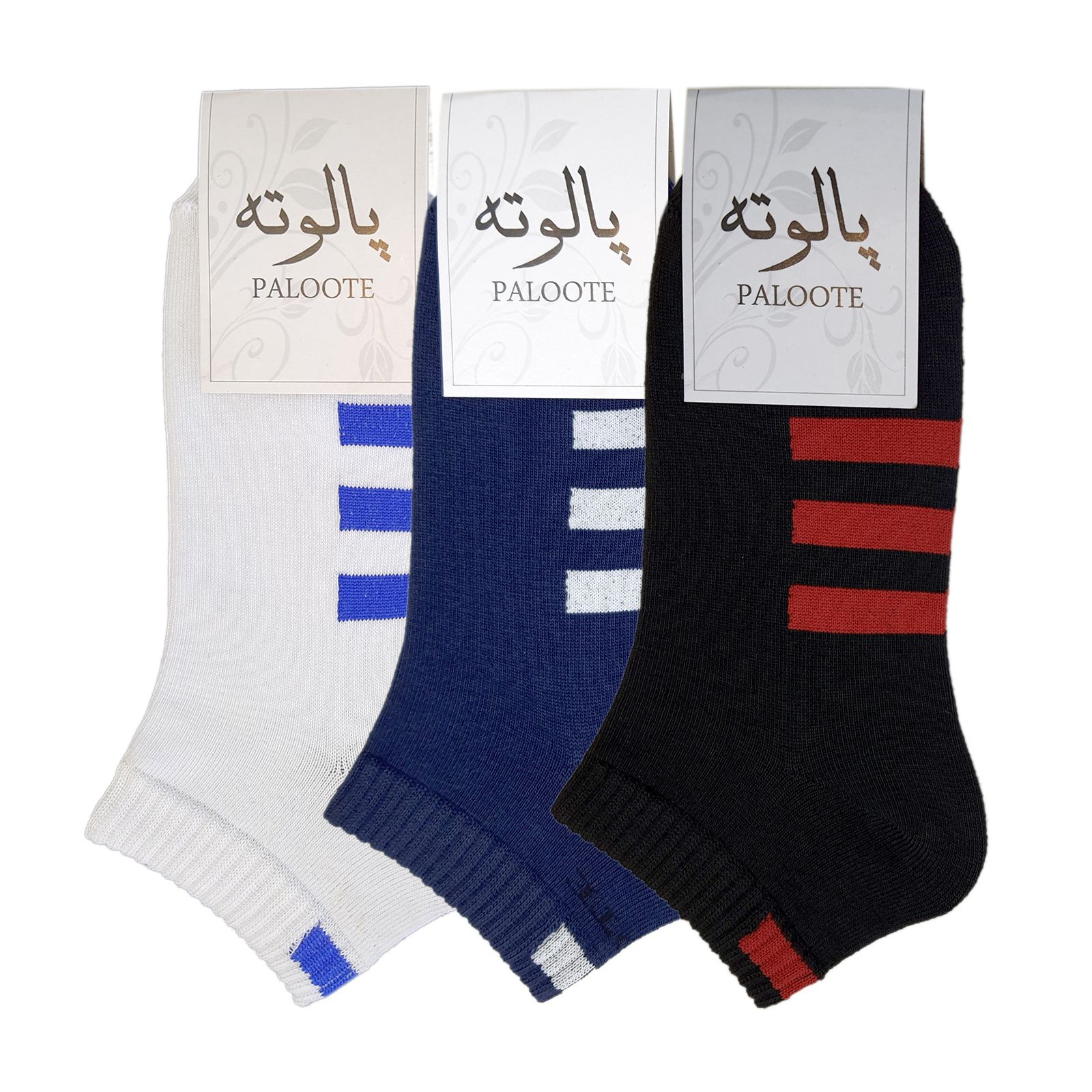 جوراب زنانه پالوته مدل PF-3Line مجموعه 3 عددی جوراب زنانه پالوته مدل PF-3Line مجموعه 3 عددی