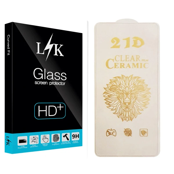 محافظ صفحه نمایش سرامیکی ال کی مدل Hard glass مناسب برای گوشی موبایل شیائومی Poco X3