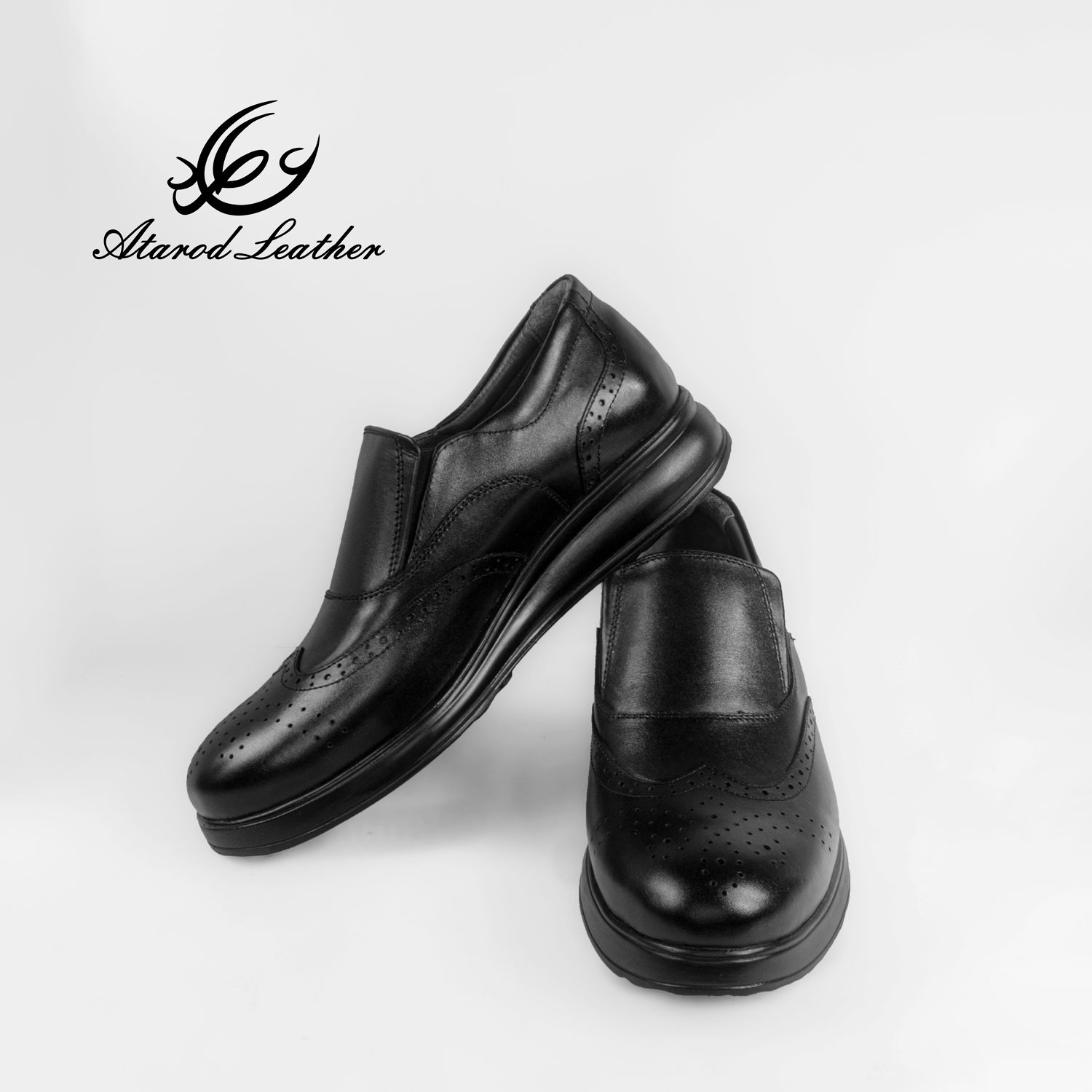 کفش روزمره مردانه چرم عطارد مدل چرم طبیعی کد SH61 -  - 8
