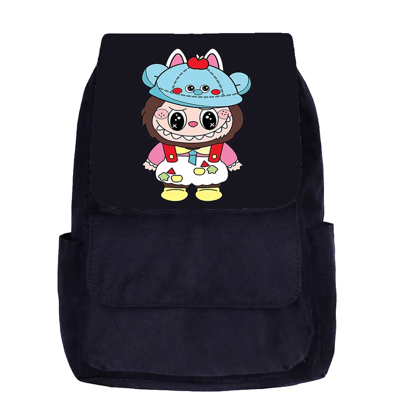 کوله پشتی مدرسه مدل عروسک لبوبو کد DKKP47