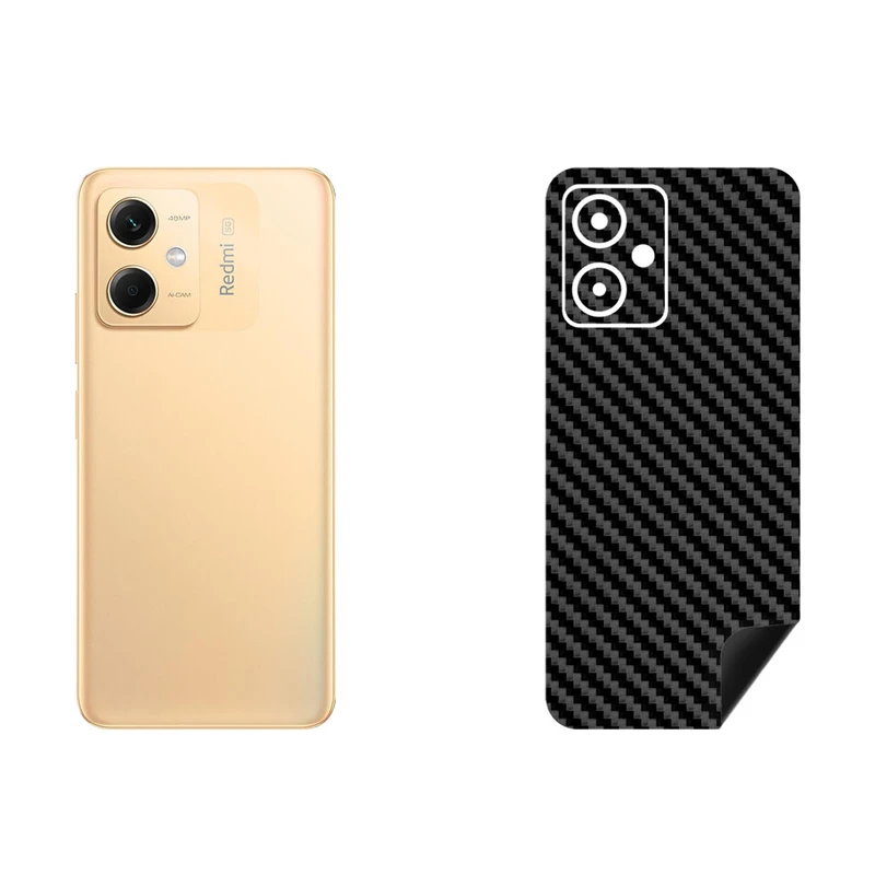 برچسب پوششی بستور طرح کربن مدل GB3-17 مناسب برای گوشی موبایل شیائومی Redmi Note 12 (China)