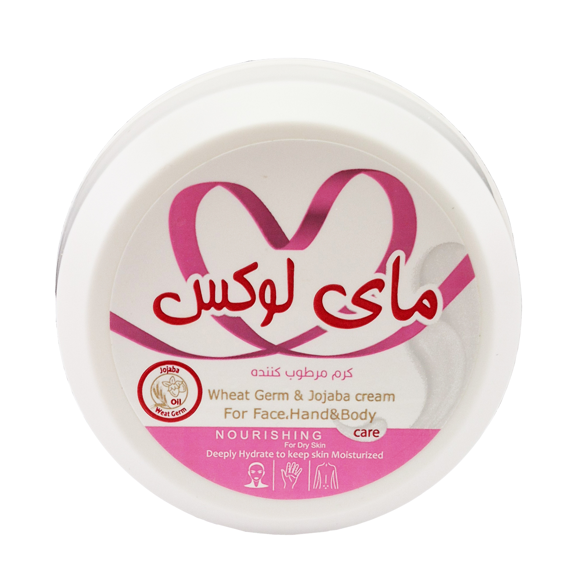 کرم مرطوب کننده دست و صورت و بدن مای لوکس مدل cr5 مناسب برای انواع پوست حجم 100 میلیلیتر