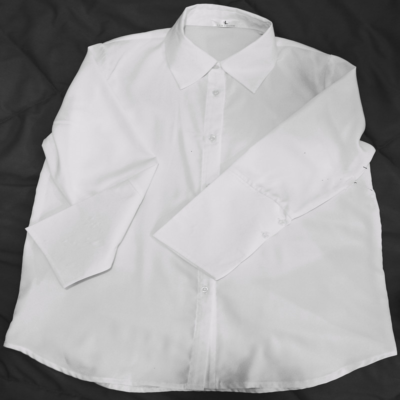 شومیز آستین بلند زنانه لوناکوک مدل یقه خرگوشی