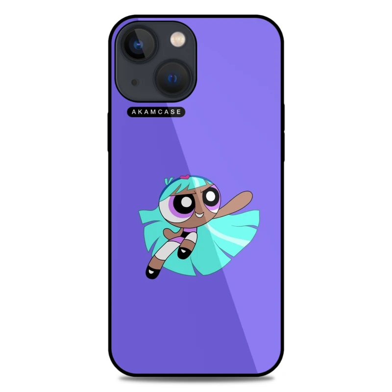 کاور آکام مدل AMCWA13M-POWERPUFF GIRLS4 مناسب برای گوشی موبایل اپل iPhone 13 Mini