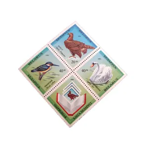 تمبر یادگاری مدل پرندگان کد DS2448 مجموعه 4 عددی