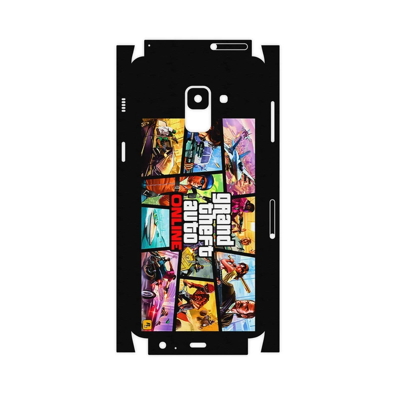 برچسب پوششی ماهوت مدل GTA Online Game Series-FullSkin مناسب برای گوشی موبایل سامسونگ Galaxy A8 2018