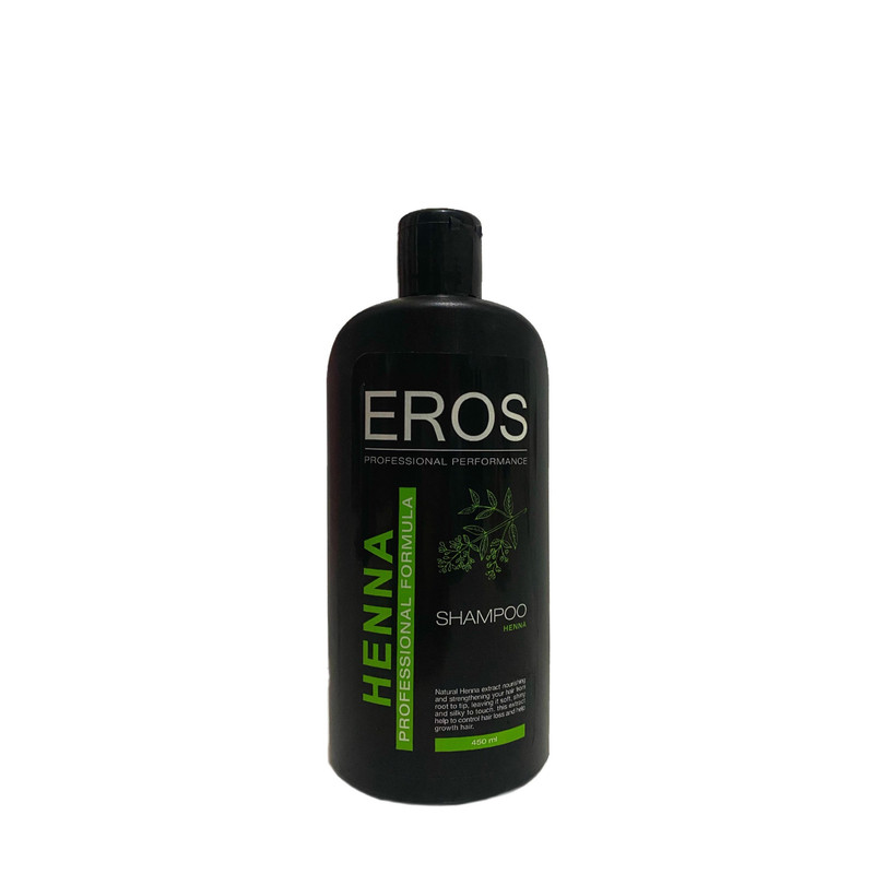 شامپو مو ایروس مدل حنا حجم 450 میلی لیتر