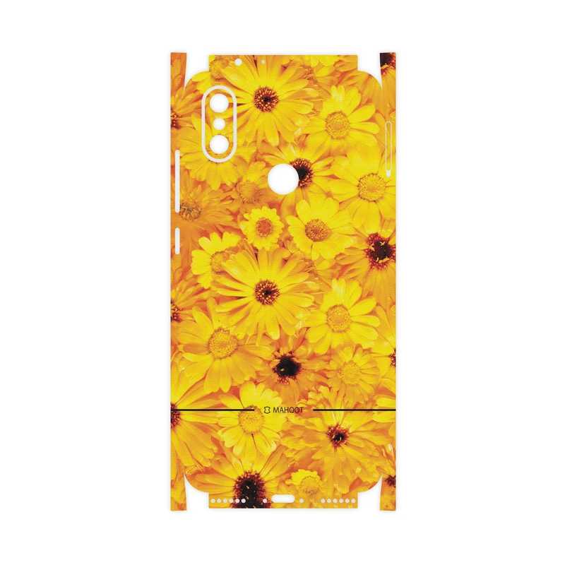 برچسب پوششی ماهوت مدل Yellow-Flower-FullSkin مناسب برای گوشی موبایل شیائومی Mi 6X