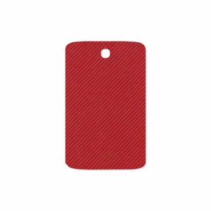 MAHOOT Red-Fiber Cover Sticker for Samsung Galaxy Note 8.0 2013 N5100