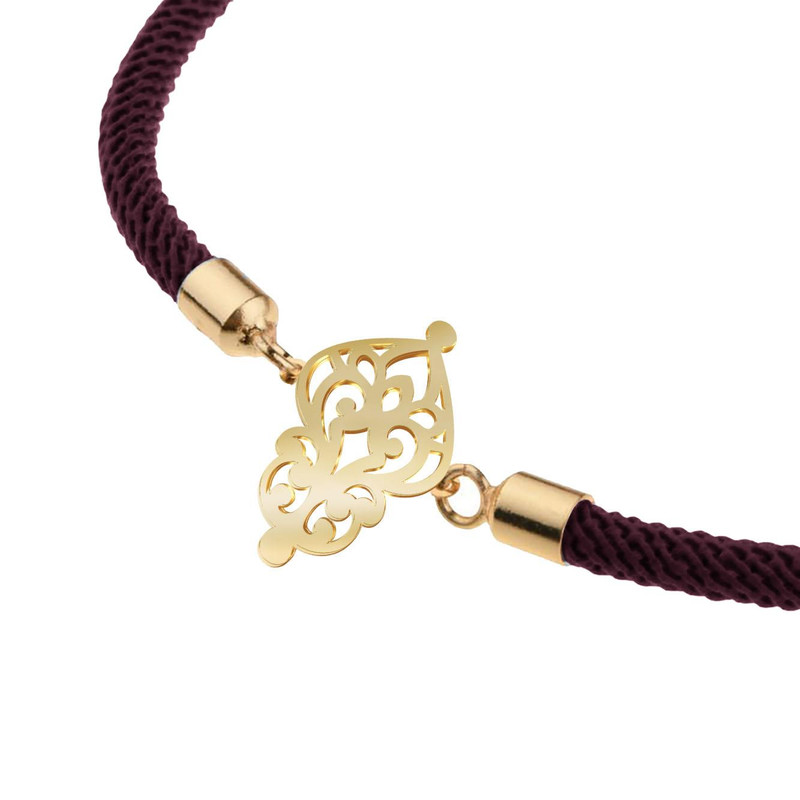 دستبند طلا 18 عیار زنانه مدوپد مدل اسلیمی کد D11-10659