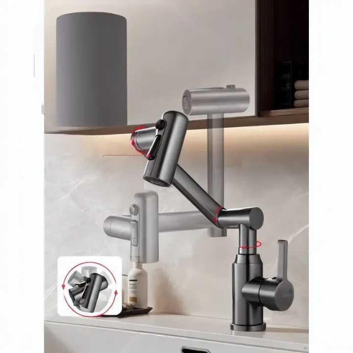شیر روشویی مدل 360 درجه شات‌آف دار
