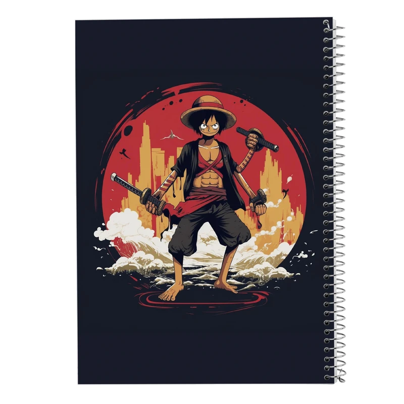 دفتر مشق 50 برگ مدوپد مدل وان پیس One Piece کد DF10685