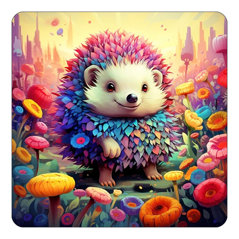 مگنت کاکتی طرح حیوانات رنگی مدل mp26636