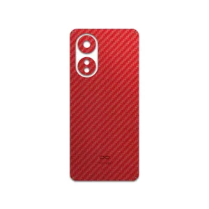 MAHOOT Red-Fiber Cover Sticker for Oppo A58 4G