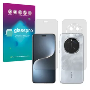 Glass pro Resistant model matte screen protector suitable for Honor Magic7 Pro mobile phone along with the back protector