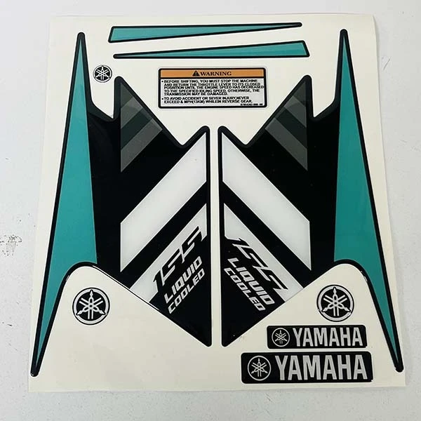 پد برچسب گلگیر و پالونی موتور سیکلت وارون مدل W-36-FIROZ مناسب برای یاماها آیروکس بسته 2 عددی