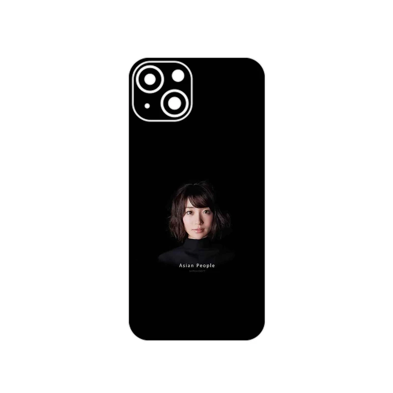 برچسب پوششی ماهوت مدل Portrait of an Asian Woman مناسب برای گوشی موبایل اپل iPhone 13