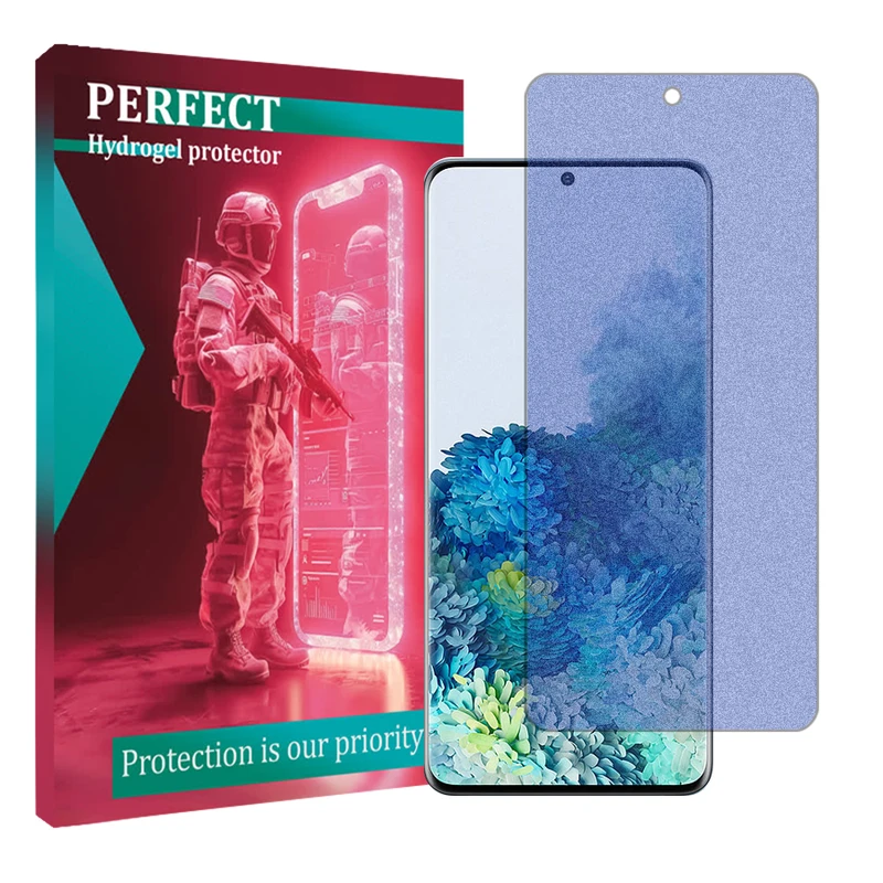 محافظ صفحه نمایش مات آنتی بلو پرفکت مناسب برای گوشی موبایل سامسونگ Galaxy S20 Plus