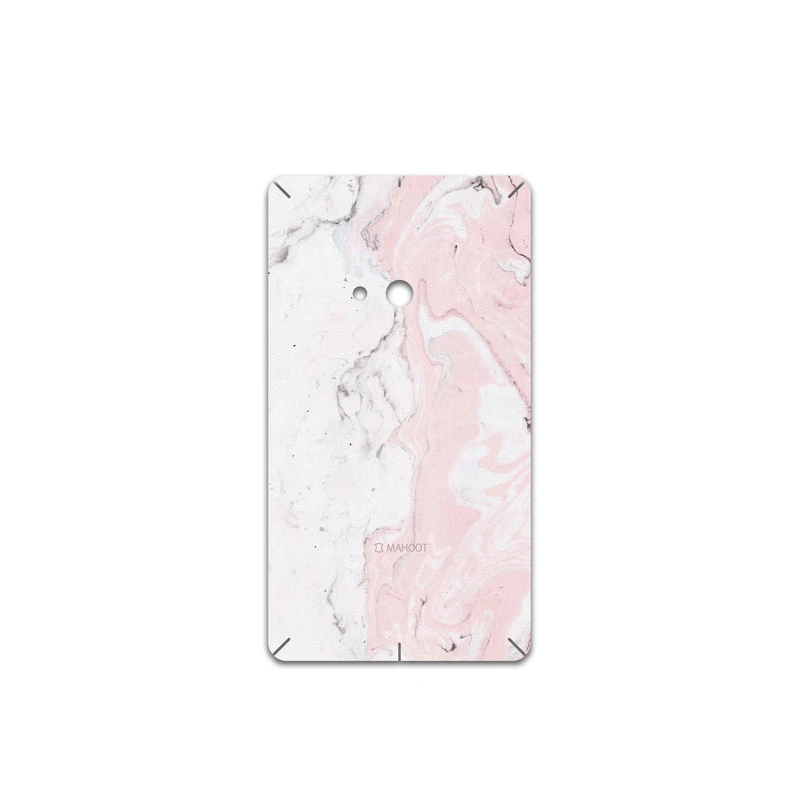 برچسب پوششی ماهوت مدل Blanco-Pink-Marble مناسب برای گوشی موبایل نوکیا Lumia 625