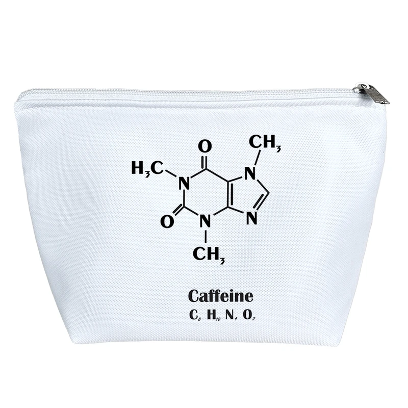 کیف لوازم آرایش دخترانه خندالو مدل فرمول شیمیایی کافئین coffeine کد 3039