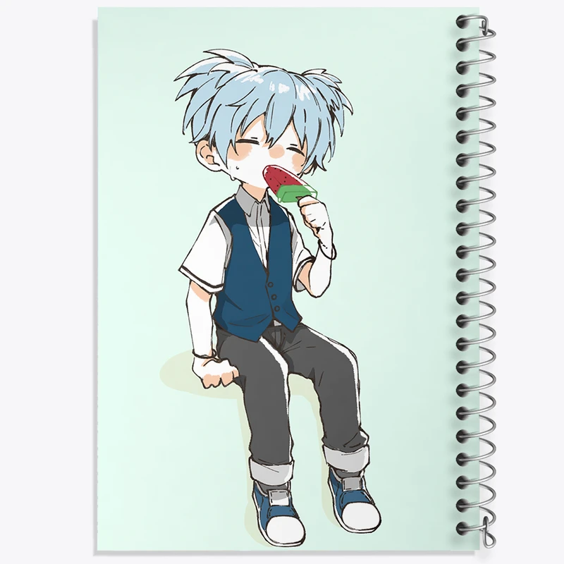 دفتر ژورنال نویسی 50 برگ خندالو مدل نقطه ای طرح ناگیسا انیمه کلاس آدمکشی کد 32076