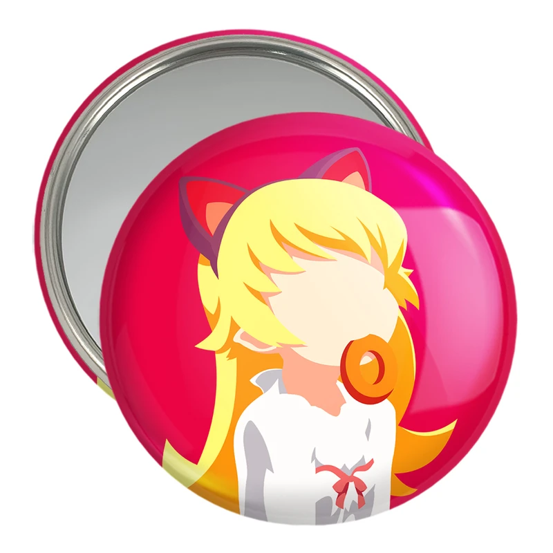 آینه جیبی خندالو مدل شینوبو اوشینو انیمه مونوگاتاری  کد 16202