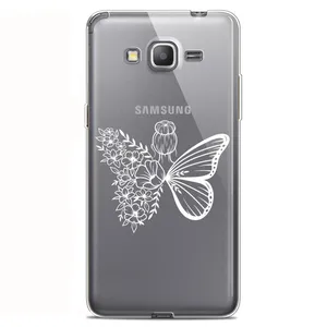 Megafone Butterfly Girl C53-W Cover For Samsung Galaxy Grand Prime Plus / G532		
