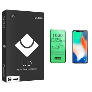 Coconut UD Black Ceramics Screen Protector For Apple iPhone X